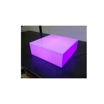 Led Glow Acrylid Base For Centerpiece/Wireless Light Up Cake Decoration