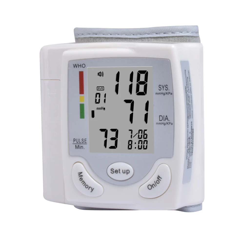 Venta al por mayor monitor digital para medir la presion Monitor de presión arterial tonómetro reloj inteligente