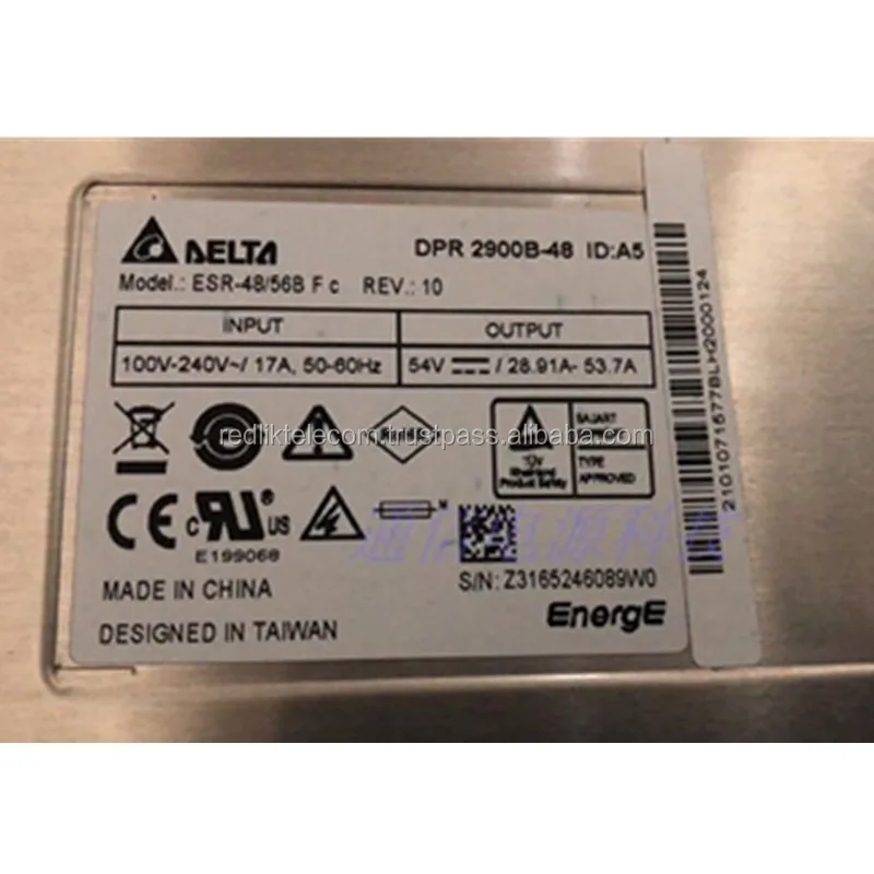 Telecom Power Rectifier Module Delta DPR 2900B-48 ID-5A ESR-48/56B F C ...