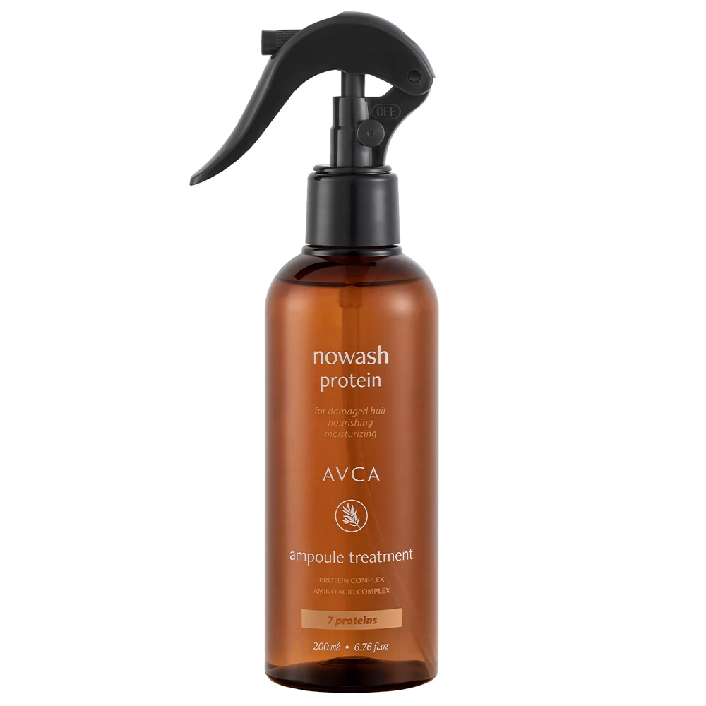 AVCA No Wash Protein Ampoule Treatment 200ml Lightweight Non-Greasy ...