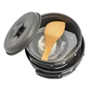 Outdoor camping and hiking picnic pan, non-stick cookware for 1-2 person