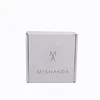 Custom inter white Plain Paper Shipping Corrugated Box For Mailing