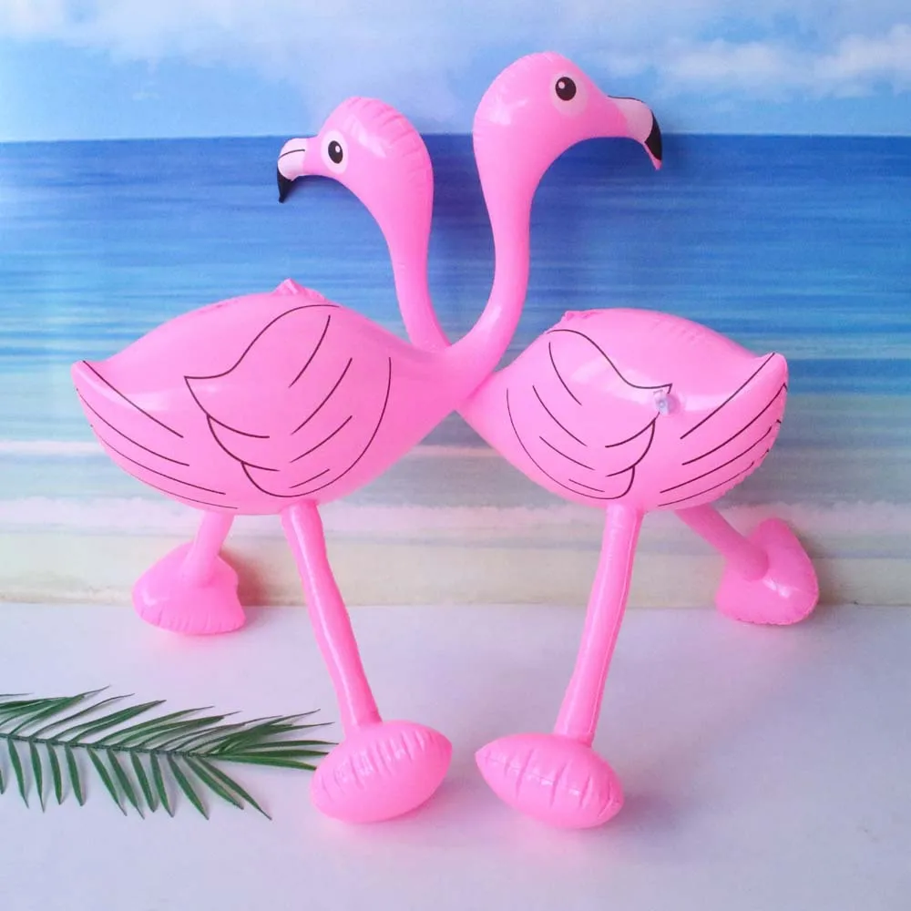 10 Pack Inflatable Birds Toy Flamingo Sea Gull Parrot Blow Up ...