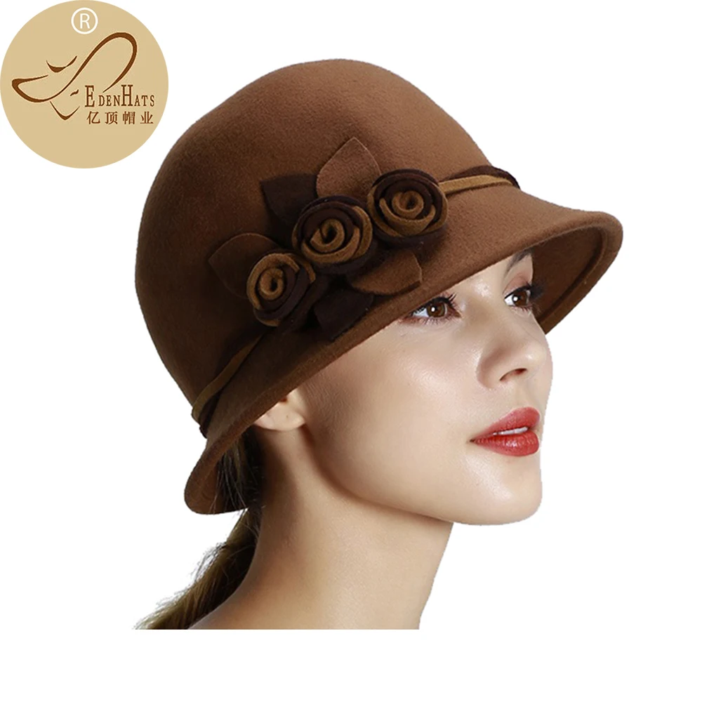 felted wool cloche hat