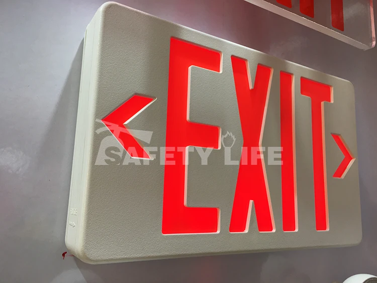 Led Exit Light With Battery Backup/lithonia Lighting/solar Exit Sign Light Buy Led Exit Light