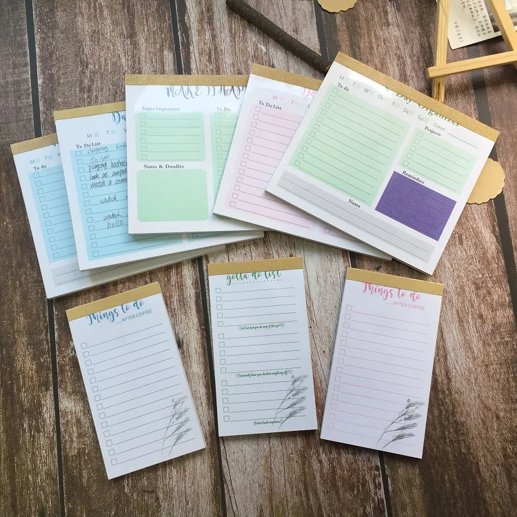 Cheapest Custom Mini To Do List Book Budget Planner Organizer Notepad