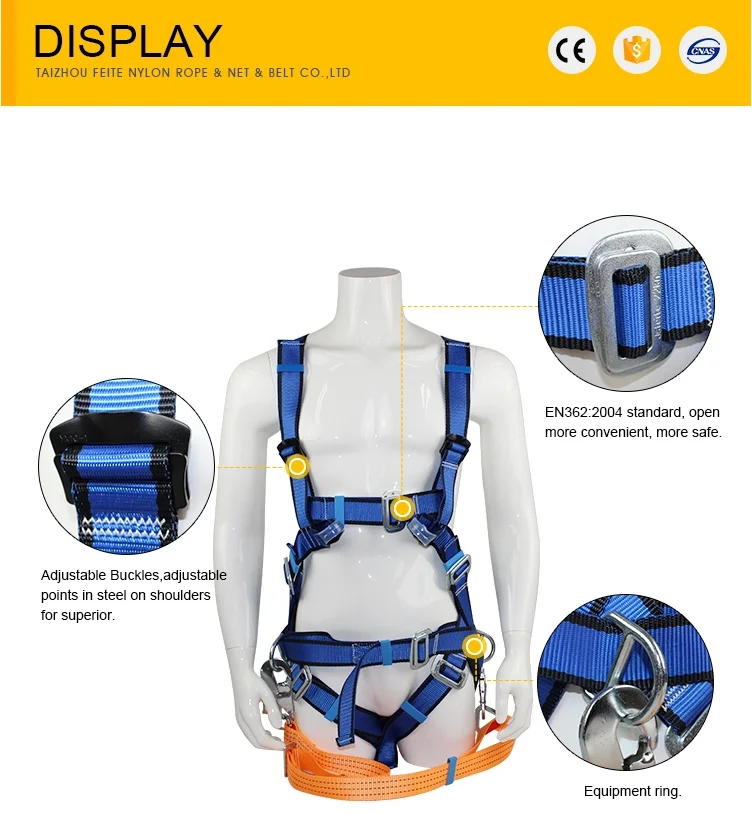 Double Lanyard Safety Harness Buy Fall Arrest Harness,Fall Protection