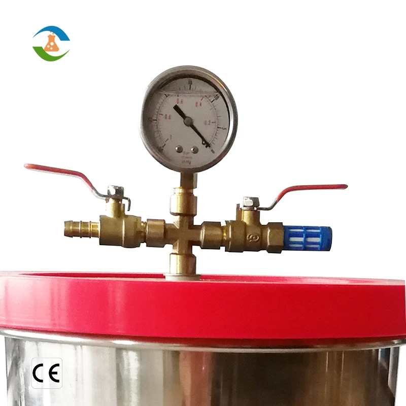 Vacuum Chamber with 5 Stage 220V Vacuum Pump
