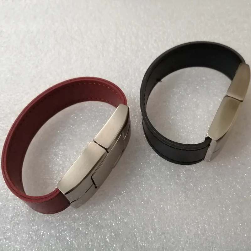 Hot selling leather wristband Usb Flash Drive stick bracelets u disk pendrive - ANKUX.COM