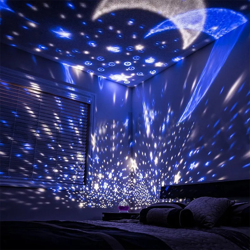 Indoor Home Decoration Romantic Sky Star Master Projector Lamps Star Night light