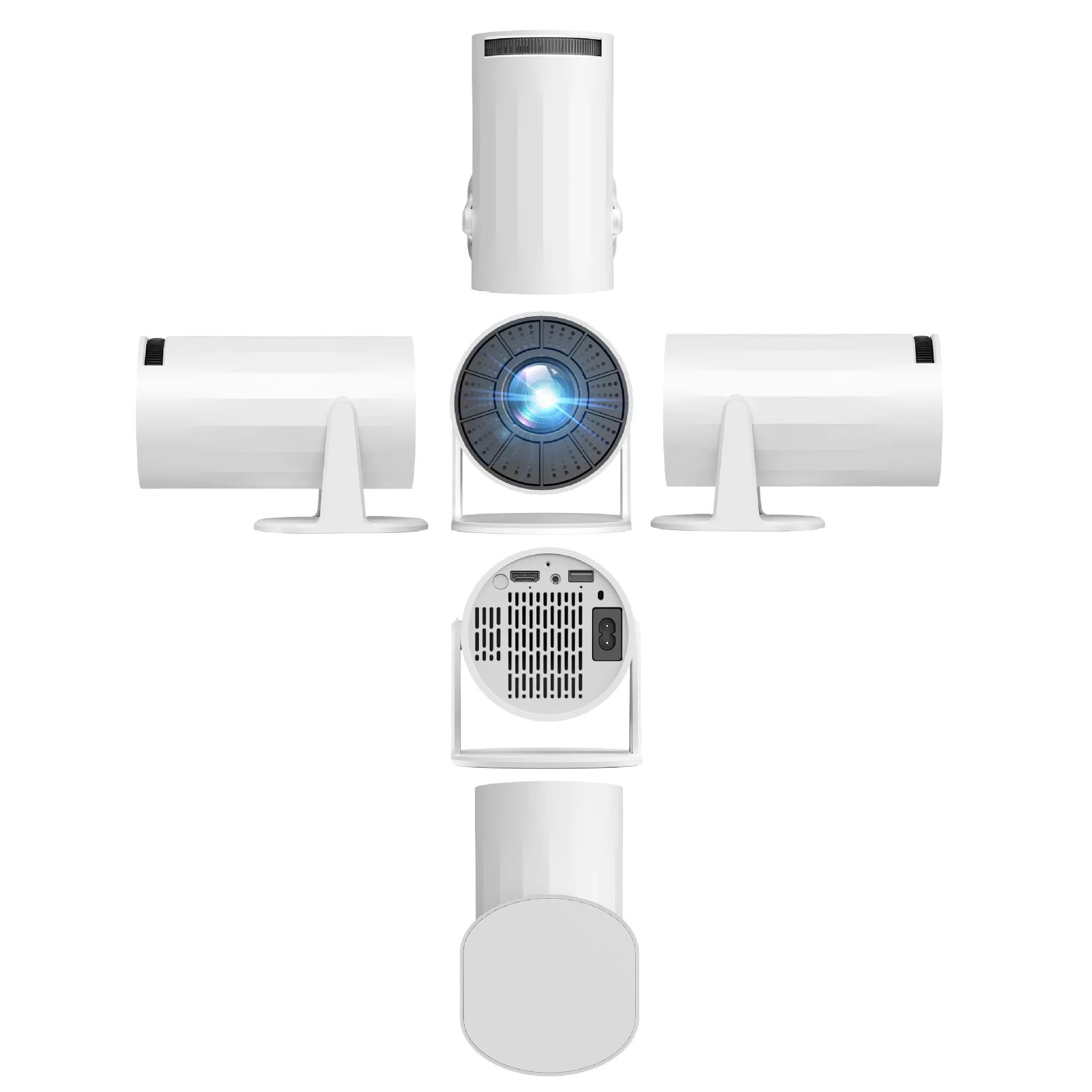 User setup showing 120Hz projector mounted above a gaming desk with PS5 and surround sound