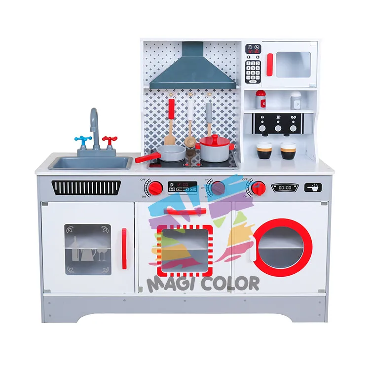 kids wooden toy kitchen