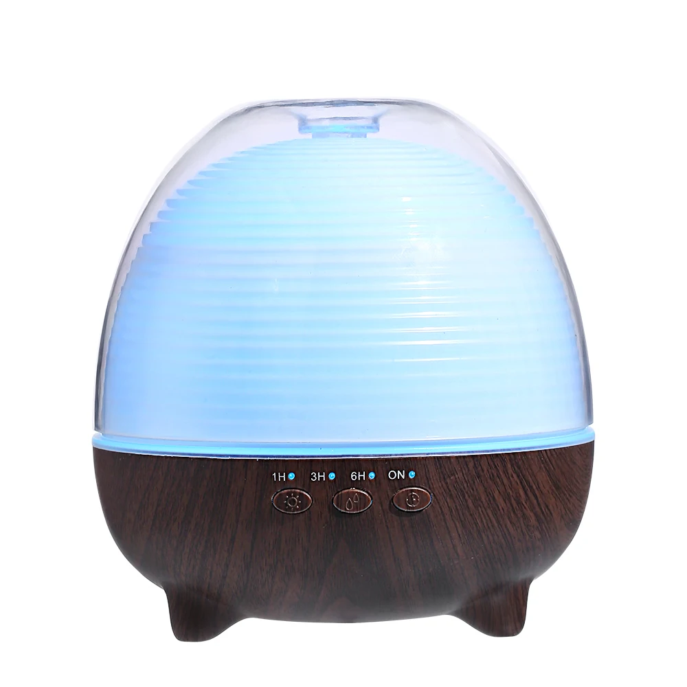 for Home 600ml Essential Oil Diffuser Bedroom Waterless Auto Shut-Off Yoga Aromatherapy Diffusers with 7 Colourful LED Lights Office SPA-White Ultrasonic Humidifier with Adjustable Mist Modes 