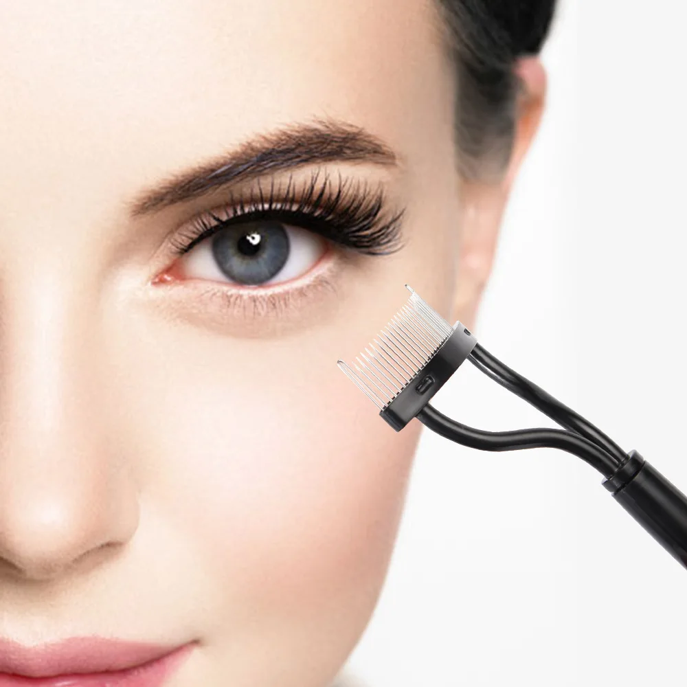product factory direct makeup tool eyelash comb brush beauty tool lash curler-2