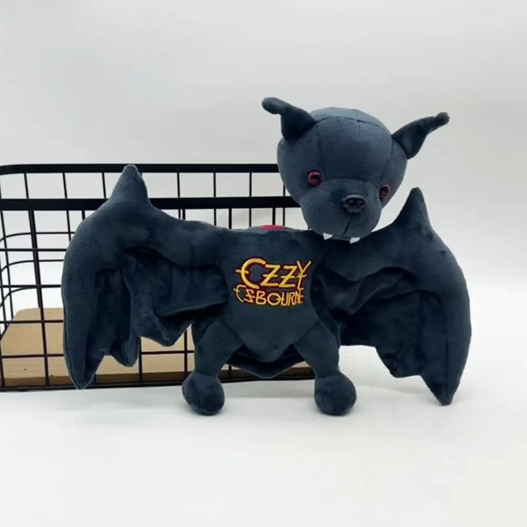 【貴重】OZZY オジー・オズボーン PLUSH BAT ぬいぐるみ 10in Ozzy Osbourne Bat Plush Toy w/Wings, Gifts For Music Fan