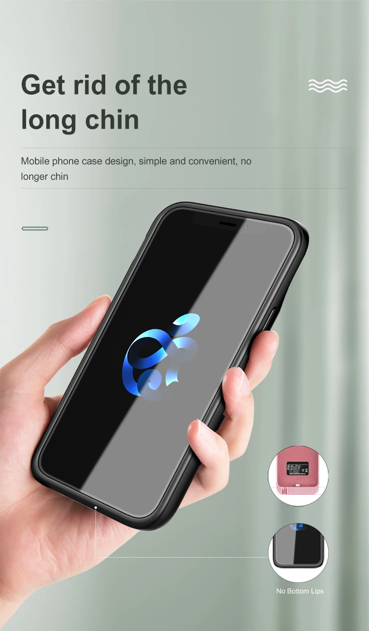 Best Seller Portable Black Power Battery Case External Charging Case