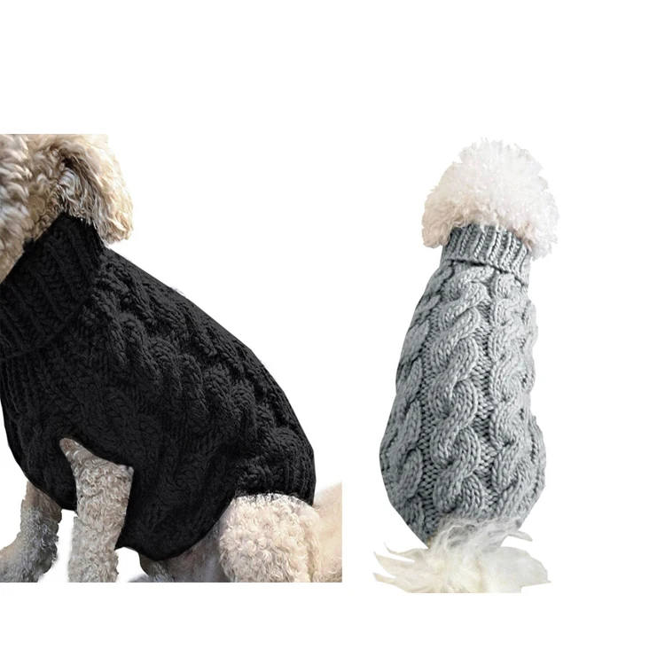 Manufacturer wholesale multi-colors warm soft winter sweater pet dog clothes