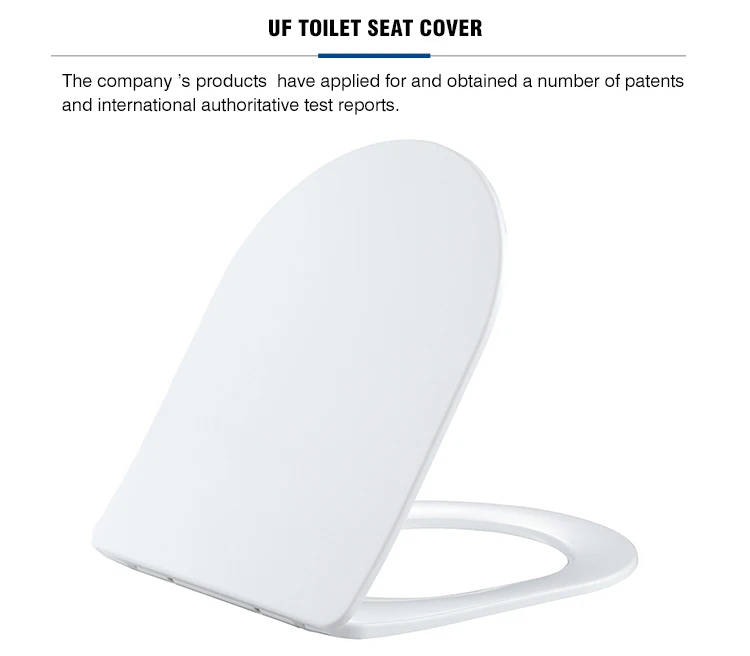 New design WC wall mounted toilet lid with slow-down seat ring