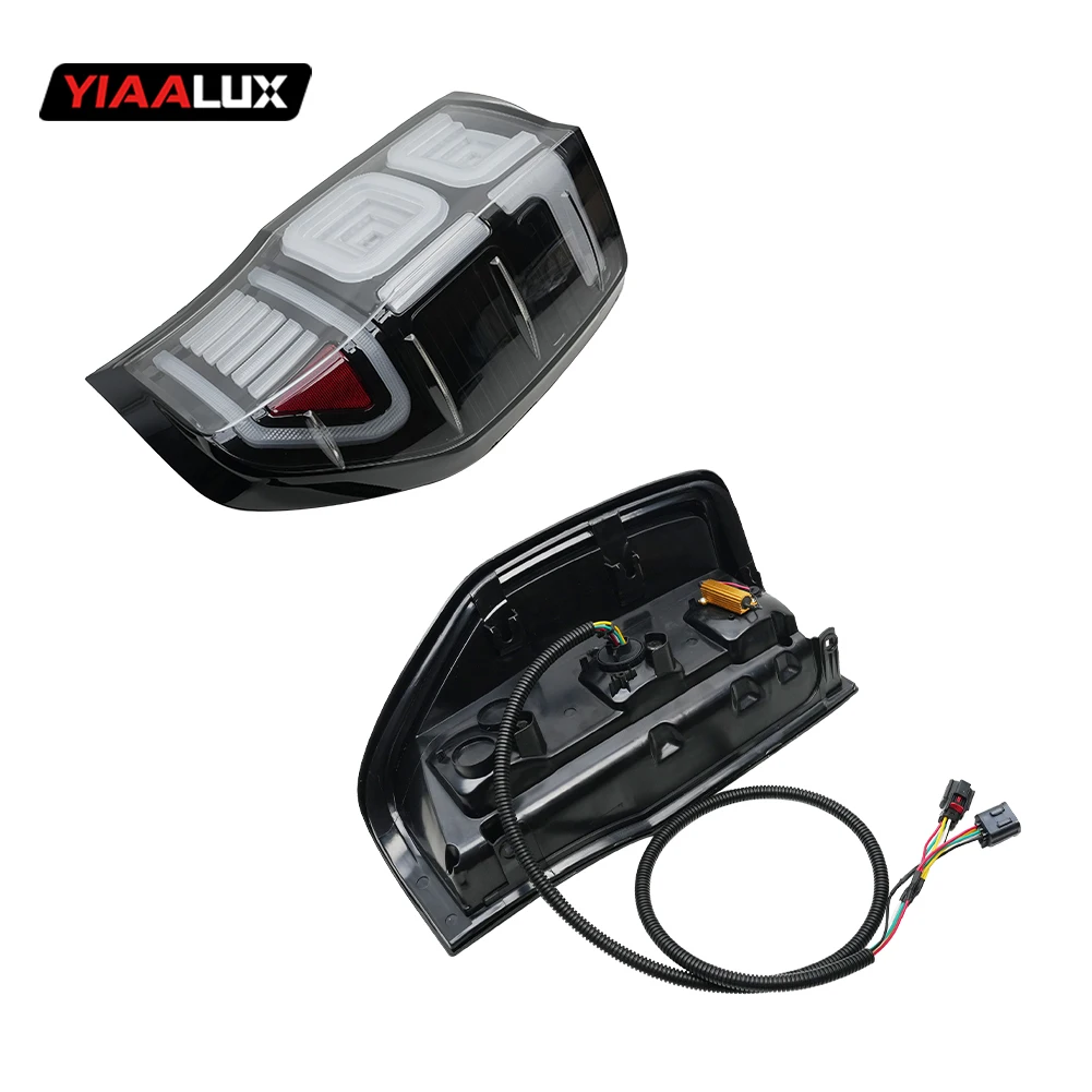 LED Taillights Rear Tail Lamp Assembly 2012-up Tail light With Moving Tuled For Ford Ranger T6 T7 factory