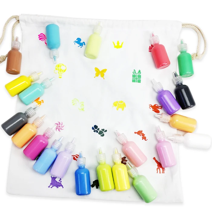 Factory 40 Bright Colors 30ml Kids Diy Art Craft Toys Painting Acrylic