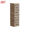 Best Selling Pine Wood Children Learning Toys 57pcs Wooden Block Tower Game