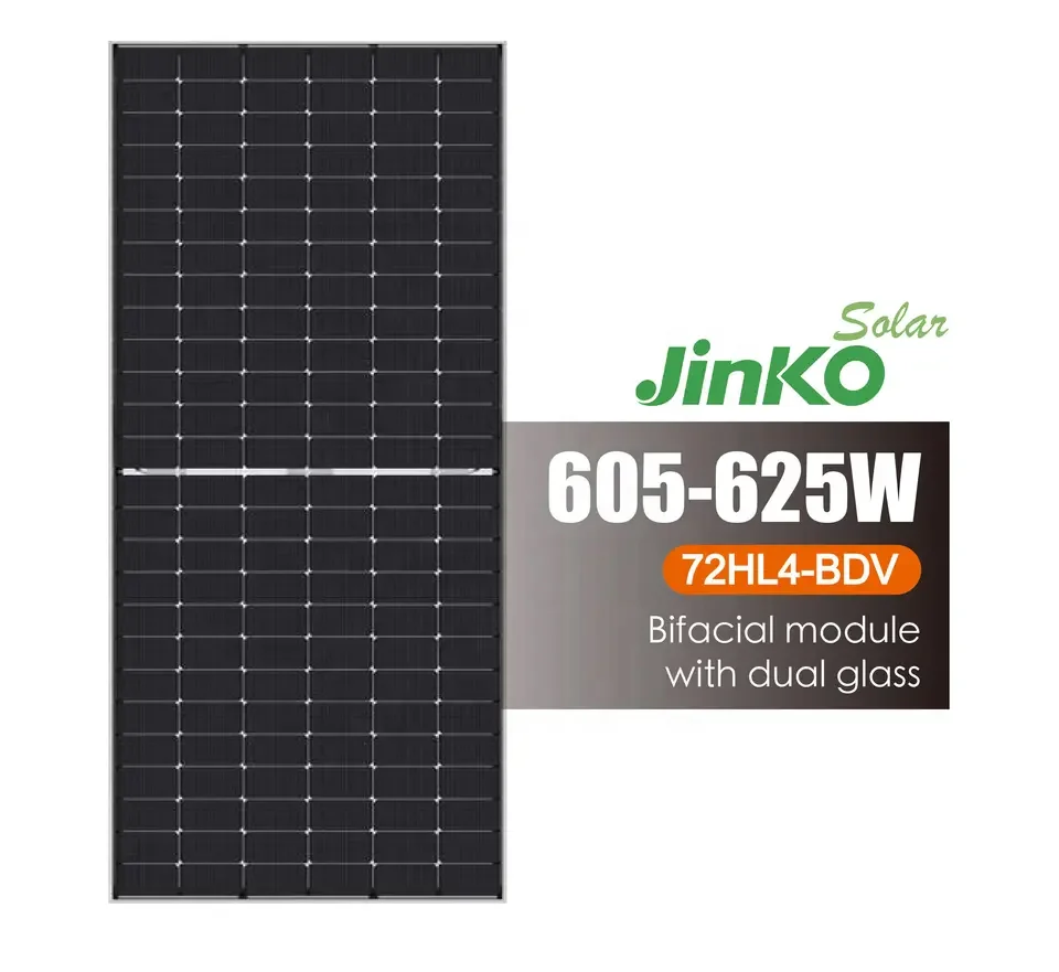 Jinko Tiger Neo N-Type 78HL4-BDV Bifacial Solar Panels 605-625W