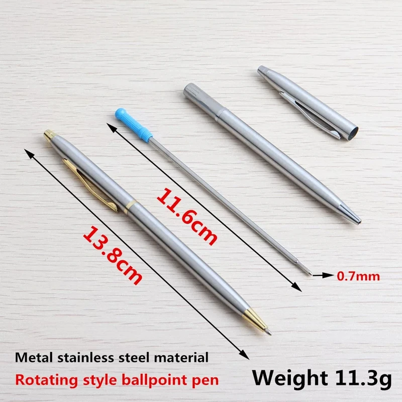 BND72 Glad, THIN twist metal ball pen - Made To Order