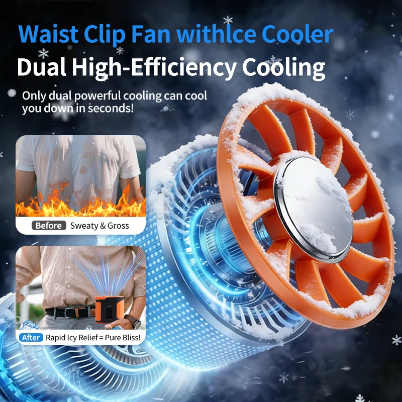 Wind Speed Neck Fan, 20000mAh, 5 V, 5W - detail 18