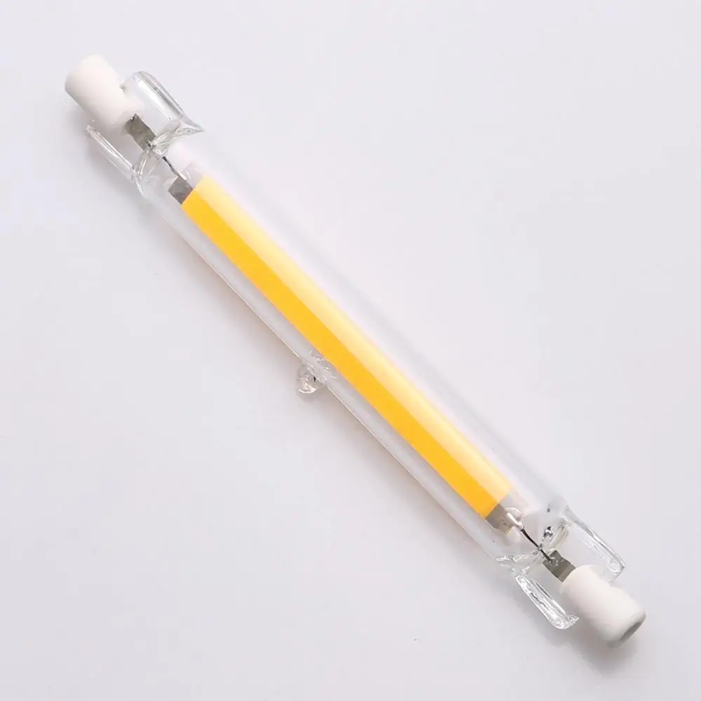 China manufacturer glass 8.5w r7s 118mm led bulb light