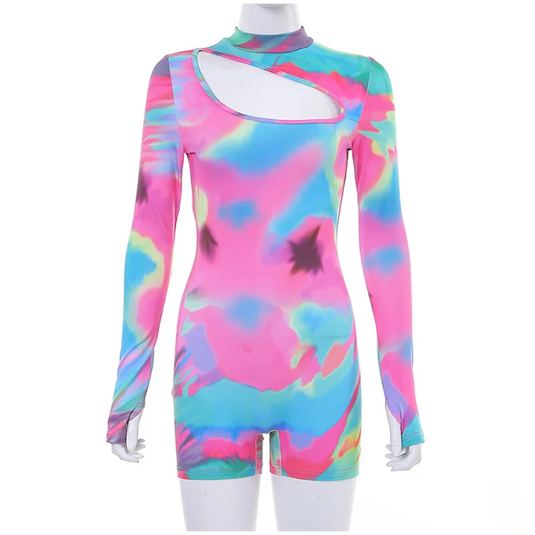 rainbow one piece jumpsuit