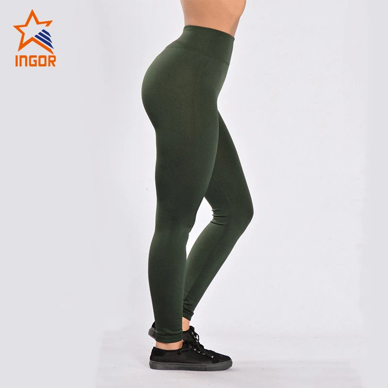 ladies green leggings