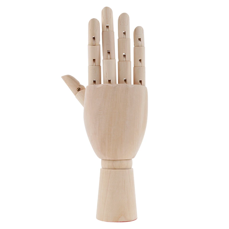 Flexible Manikin Hand Artist Wooden Manikin Hands 7inch 18cm - Buy ...