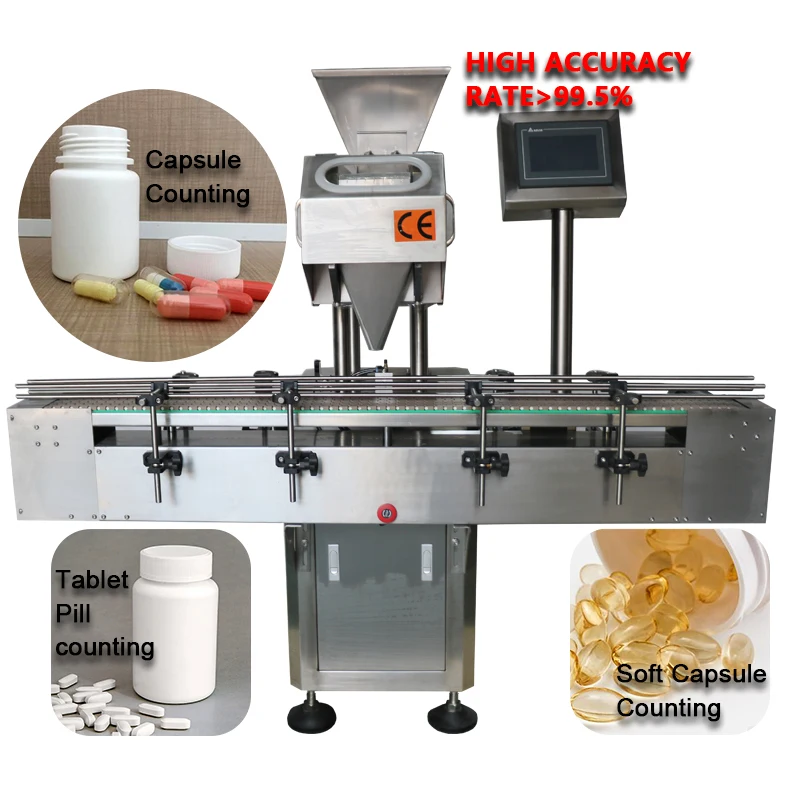 Small Pharmaceutical Factory Price Tablet Capsule Fill Counting Machine