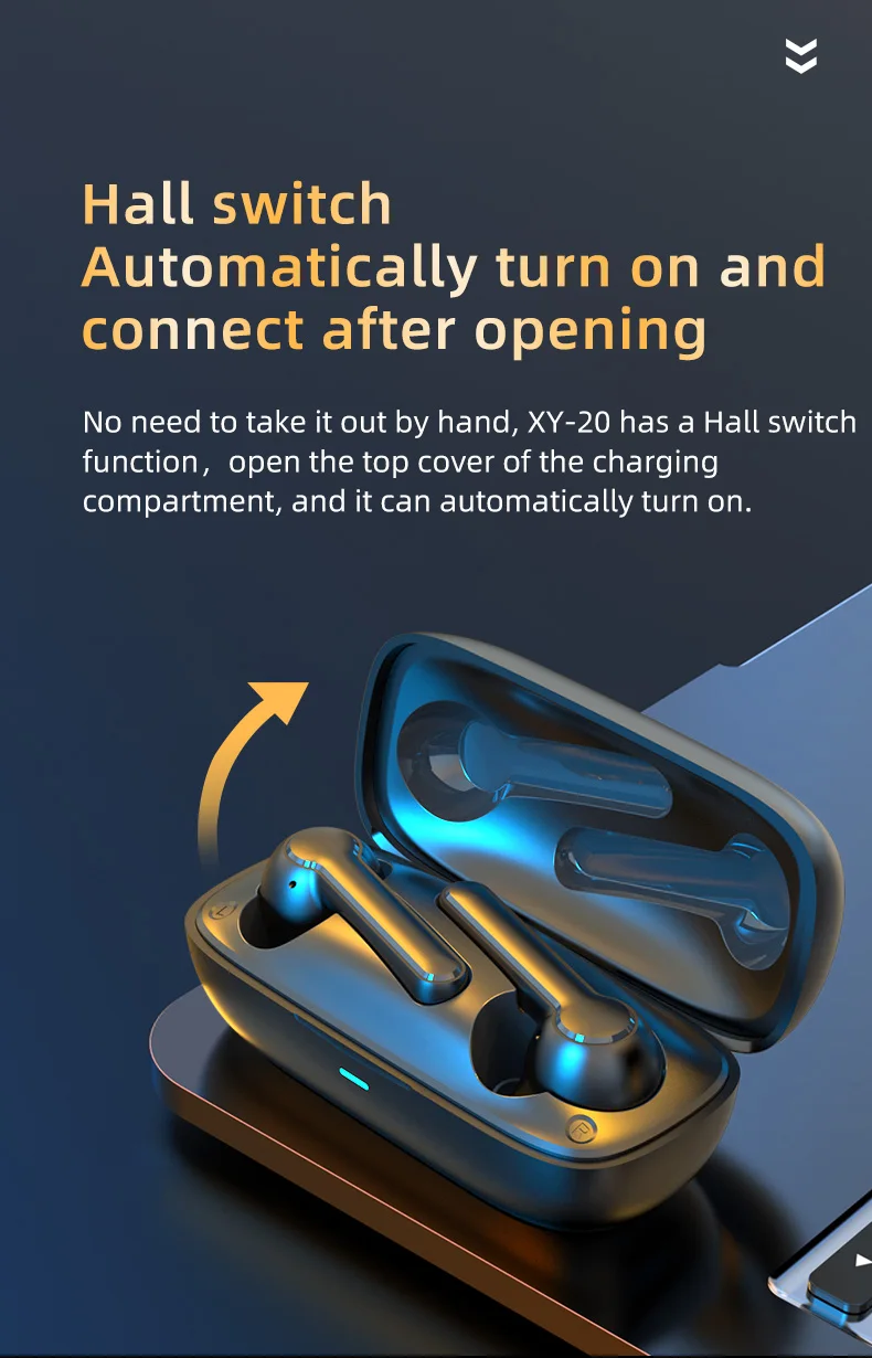 Wireless earbuds with immersive sound, XY20 XY-20 active noise reduction earphone bluetooth - ANKUX.COM