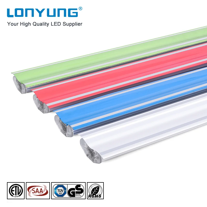 TUV SAA Approved RGB CCT Adjustable Red Green Blue Color 2Ft 3Ft Decorative led tube lighting