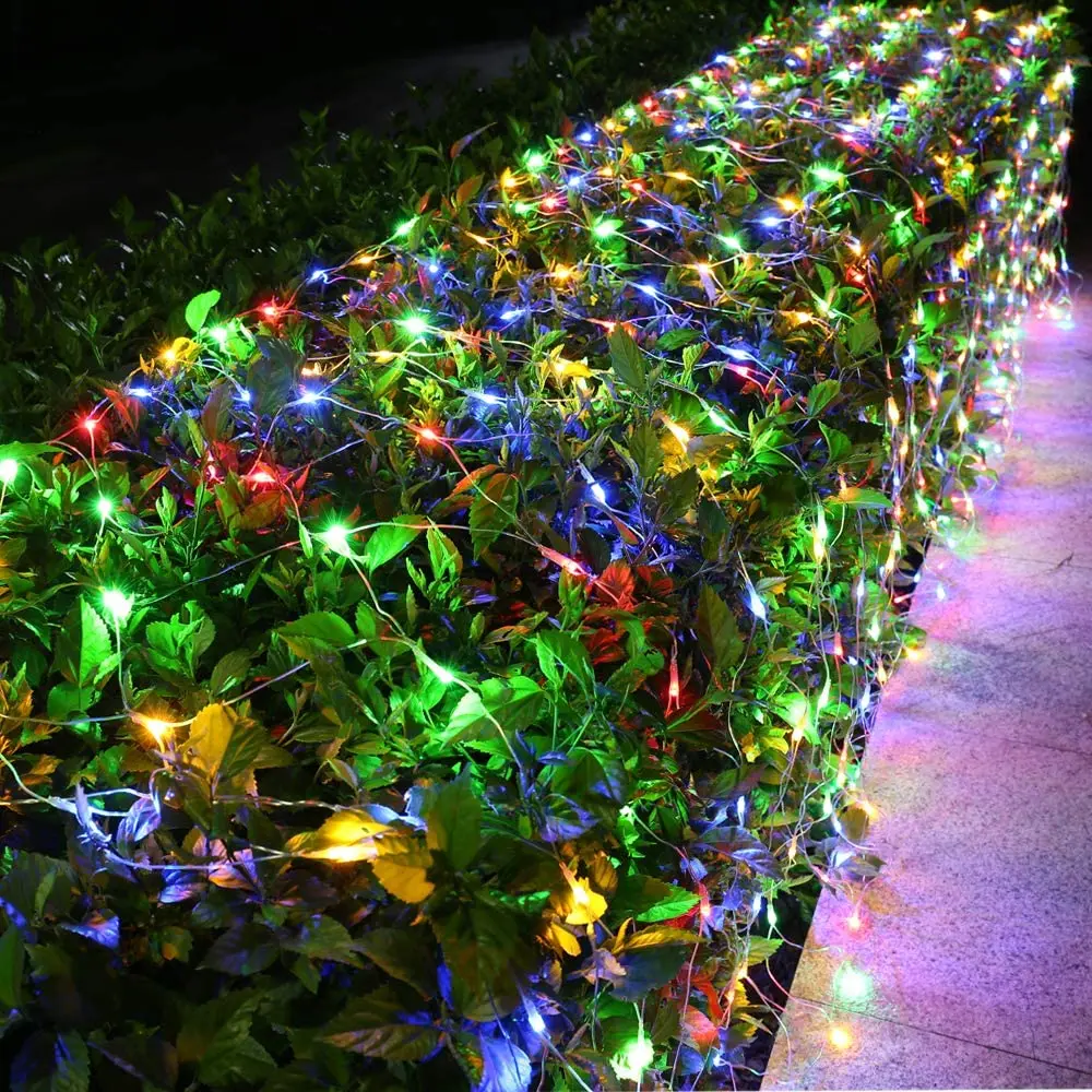 Outdoor Net Lights 256LED String Net Lights Large US Lights Holiday diwali decoration