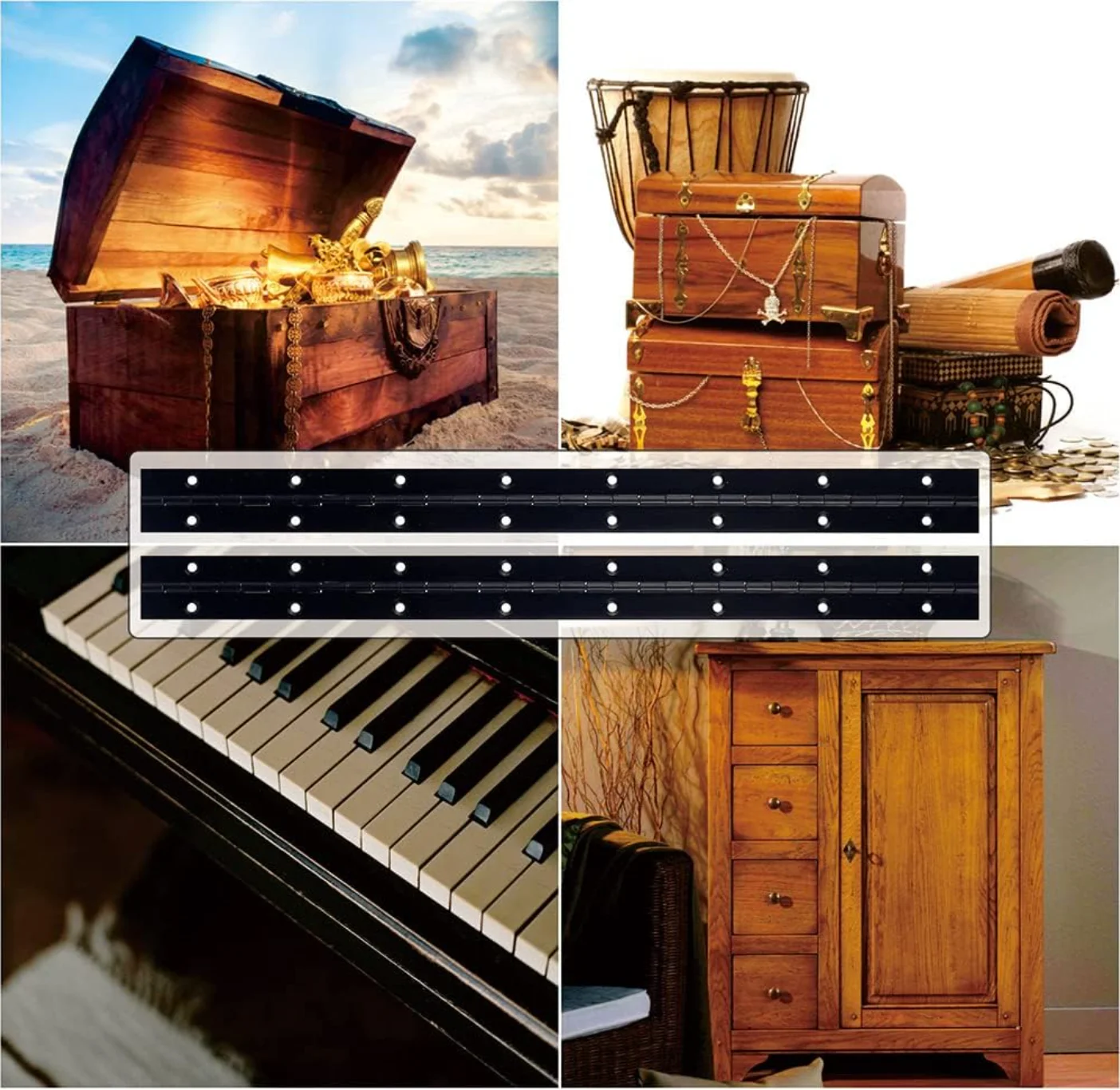 Divine Heavy Stainless Continuous Furniture Door Piano Hinge