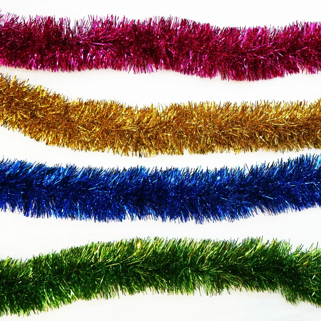 Customize Christmas Festive Decoration Foil Tinsel Garland Buy