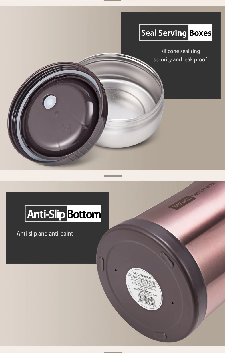 Custom wholesale keep hot 24 hour thermos mini tin tiffin carrier insulated 304 stainless steel kids bento lunch box