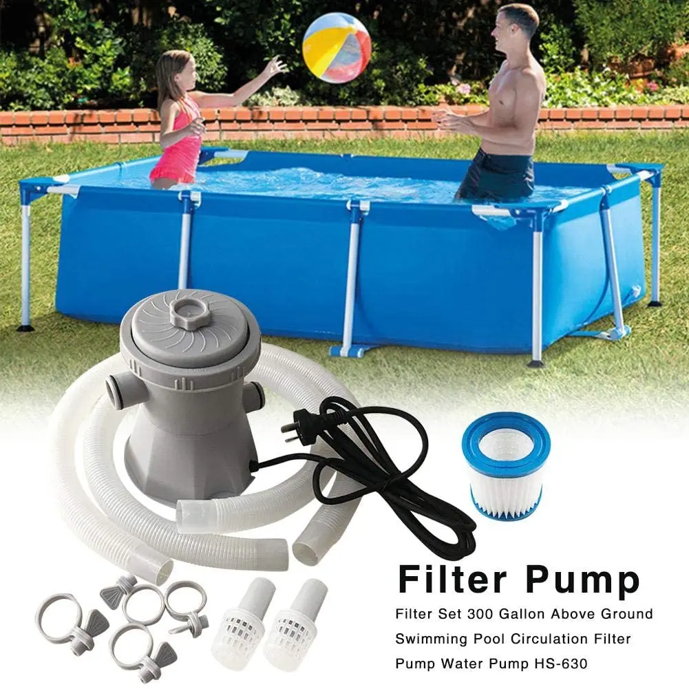 2020 New Above Ground Pools Cleaning 110v Electric Swimming Pool Filter