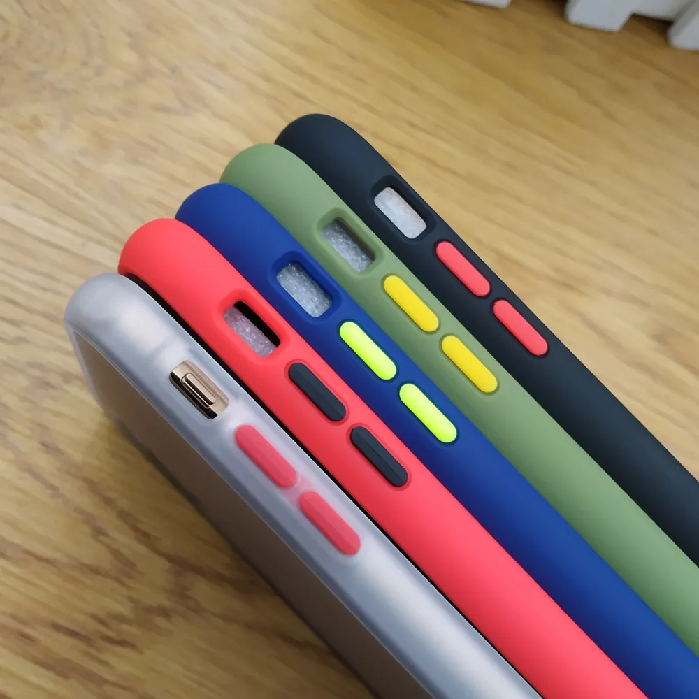 Military Grade Drop Tested Protective Translucent Matte Hybrid Hard PC Case with Soft Edges Cover for iPhone 11 Pro 5.8 2019