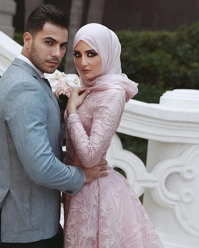 穆斯林结婚礼服图片