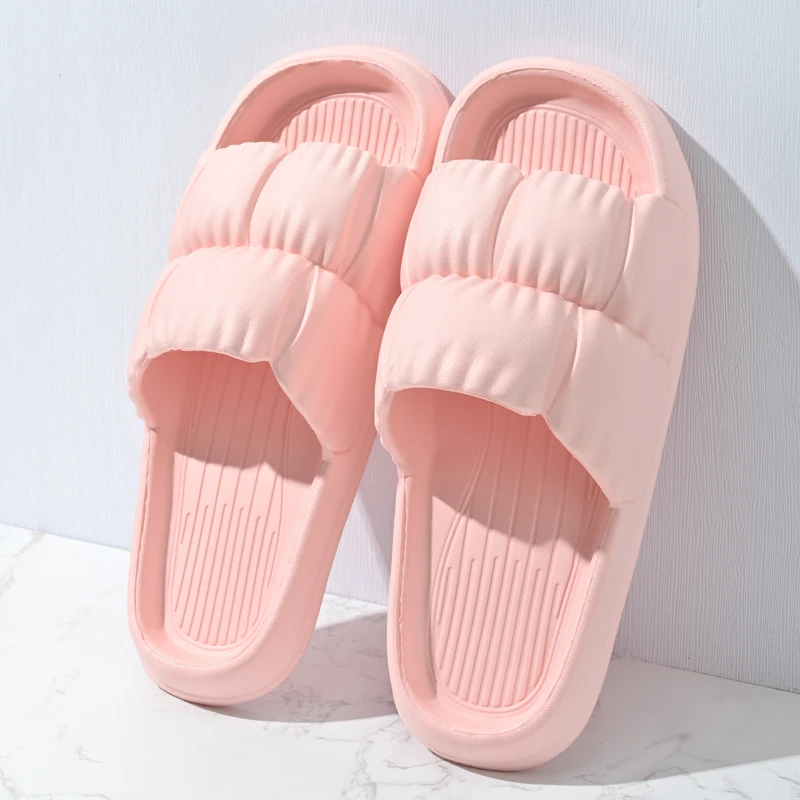 Free Sample Summer Cloud Slippers Indoor Flat Bottom Sandals For Men