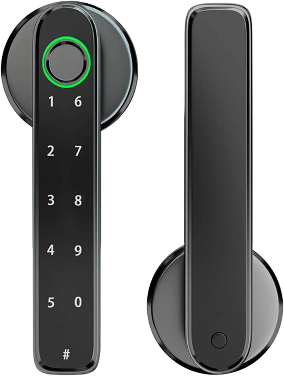 Smart Fingerprint Door Lock With Password Mechanical Key Unlocking for ...