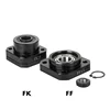 FK10 FF10 12mm Round Type Fixed Ball Screw End Support Bearing