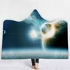 Wholesale Cheap Double linked Fleece Adult Hoodie Blanket For Christmas