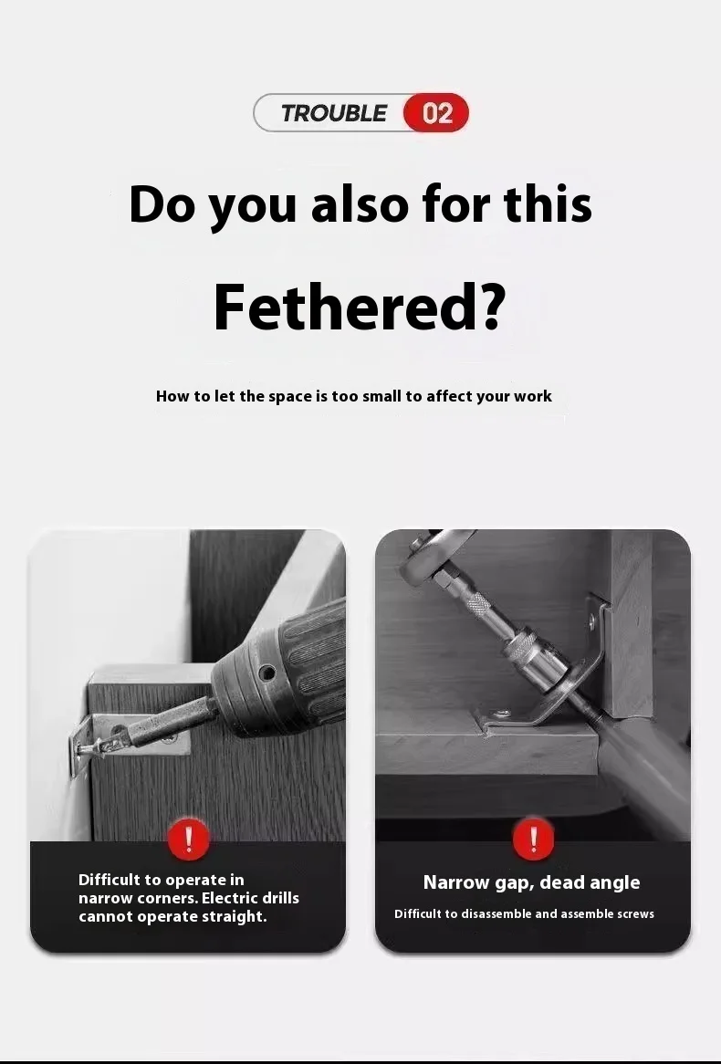 105 Degree Elbow Electric Cornerer Screwdriver Labor-Saving Batch Turning Curved Accessory Power Tool Accessory