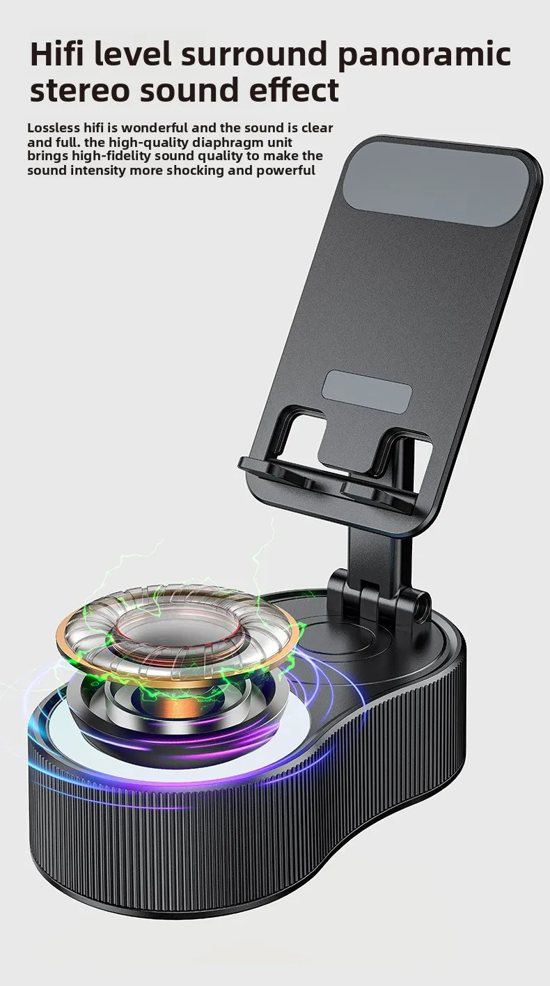 360-Degree Rotating Cross-Border Mobile Phone Holder Flexible Mini Portable for Bluetooth Speaker Lifting Power Bank Atmosphere