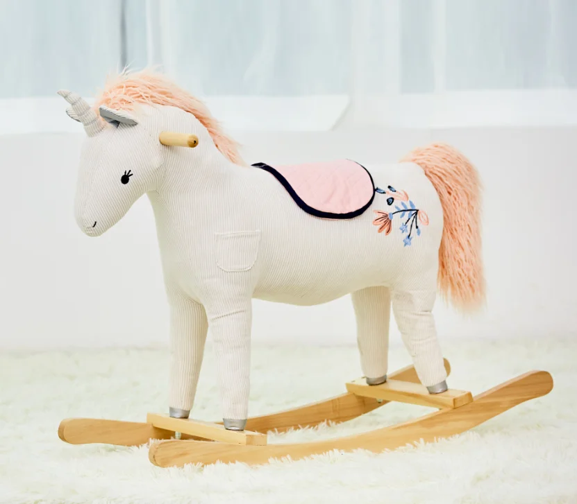 baby unicorn rocking horse