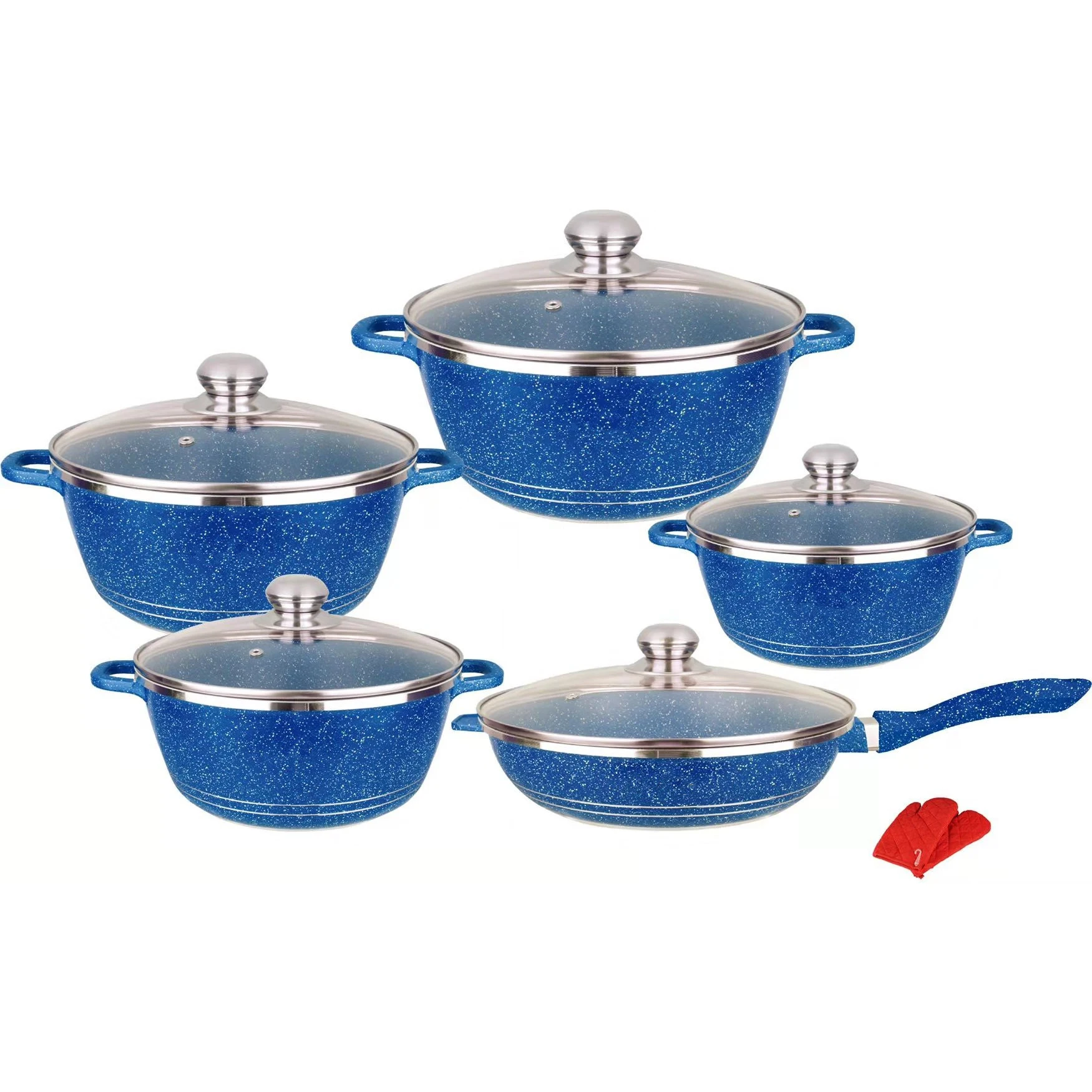 Jeetee Oem Cookware Sets Non Stick Cookware Customized Kitchen Aluminum Pot Die Casting Wok